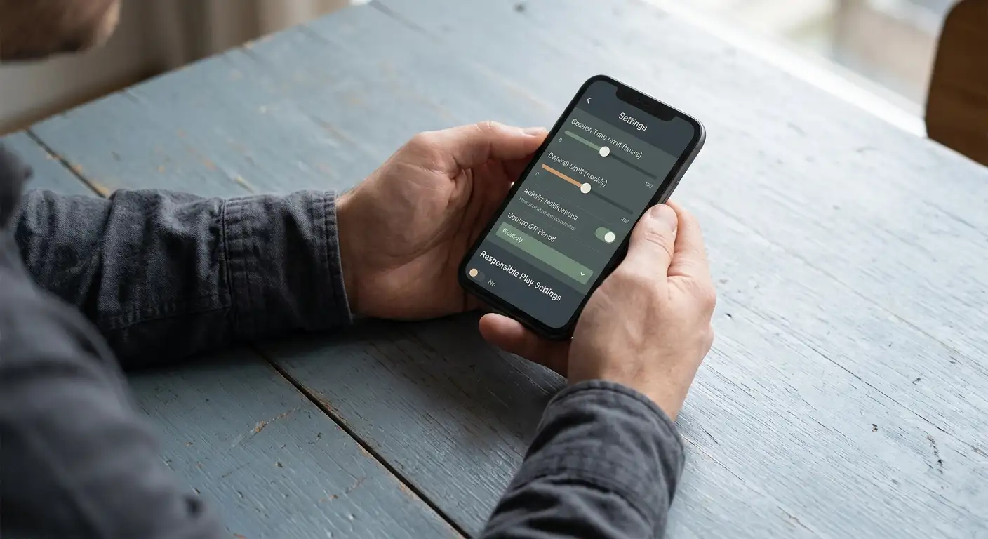 Nastavení limitů a odpovědné hraní v mobilní aplikaci